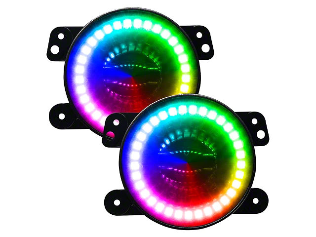 Oracle High Performance 20W LED Fog Lights with ColorSHIFT Halo; No Controller (20-23 Jeep Gladiator JT, Excluding Sport)