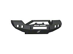 Road Armor Stealth Full Width Winch Front Bumper with Sheetmetal Bar Guard; Textured Black (18-24 Jeep Wrangler JL Rubicon)