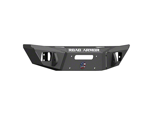 Road Armor Stealth Winch Competition Cut Front Bumper; Textured Black (20-23 Jeep Gladiator JT)