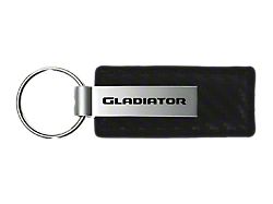 Gladiator Carbon Fiber Leather Key Fob