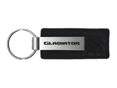Gladiator Carbon Fiber Leather Key Fob