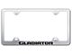 Gladiator Steel Wide Body License Plate Frame; Laser Etched (Universal; Some Adaptation May Be Required)