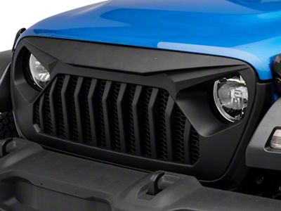 Rough Country Angry Eyes Replacement Grille; Matte Black (20-23 Jeep Gladiator JT, Excluding EcoDiesel)