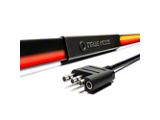 True Mods 60-Inch Tailgate LED Light Bar with Sequential Turn Signal and Reverse Light; Smoked (99-18 Silverado 1500)