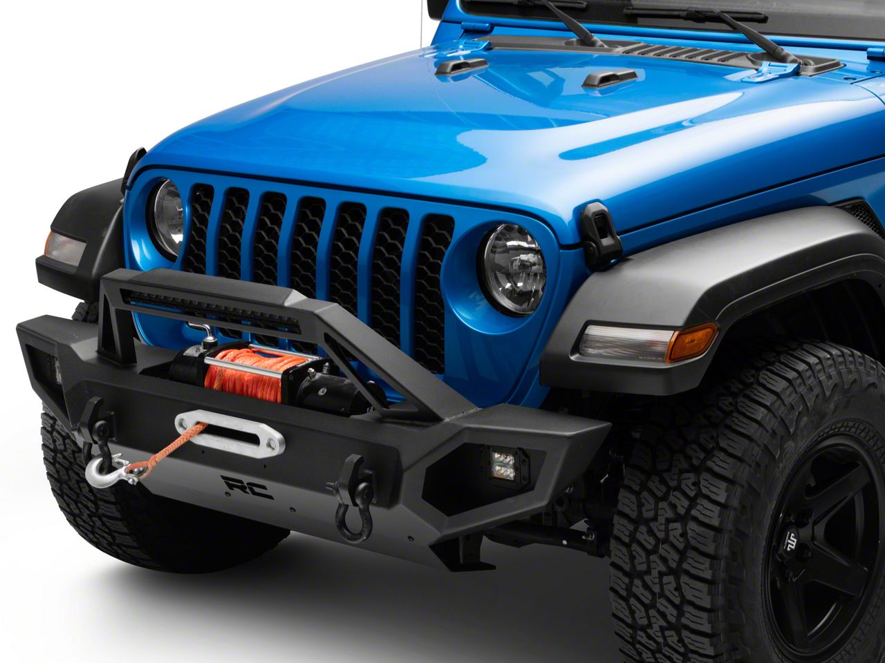 Rough Country Jeep Gladiator Full Width Trail Front Bumper 10585 (20-24 ...