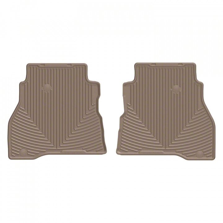 Weathertech Jeep Gladiator AllWeather Rear Rubber Floor Mats; Tan