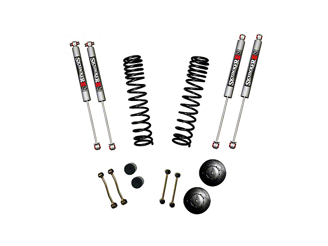 SkyJacker 2.50-Inch Dual Rate Long Travel Suspension Lift Kit with Rear Coil Spring Spacers and M95 Performance Shocks (21-22 3.0L EcoDiesel Jeep Gladiator JT, Excluding Rubicon)
