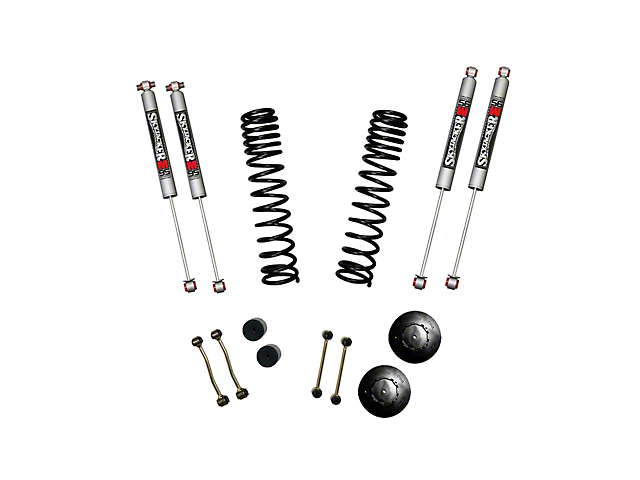 SkyJacker 2.50-Inch Dual Rate Long Travel Suspension Lift Kit with Rear Coil Spring Spacers and M95 Performance Shocks (21-22 3.0L EcoDiesel Jeep Gladiator JT Rubicon)