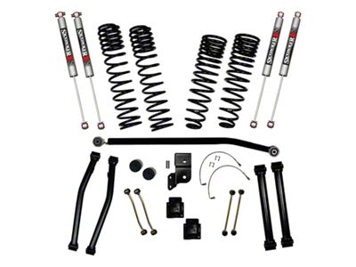 SkyJacker 4.50-Inch Dual Rate Long Travel Suspension Lift Kit with M95 Performance Shocks (21-23 3.0L EcoDiesel Jeep Gladiator JT Rubicon)