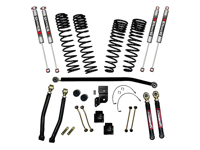 SkyJacker 5.50-Inch Dual Rate Long Travel Suspension Lift Kit with M95 Performance Shocks (21-22 3.0L EcoDiesel Jeep Gladiator JT, Excluding Rubicon)