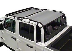 Dirty Dog 4x4 Front and Rear Seat Sun Screen; Gray (20-22 Jeep Gladiator JT)