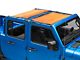Dirty Dog 4x4 Front and Rear Seat Sun Screen; Orange (20-23 Jeep Gladiator JT)