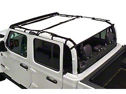 Dirty Dog 4x4 Front and Rear Seat Sun Screen; White (20-22 Jeep Gladiator JT)