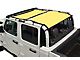 Dirty Dog 4x4 Front and Rear Seat Sun Screen; Yellow (20-23 Jeep Gladiator JT)