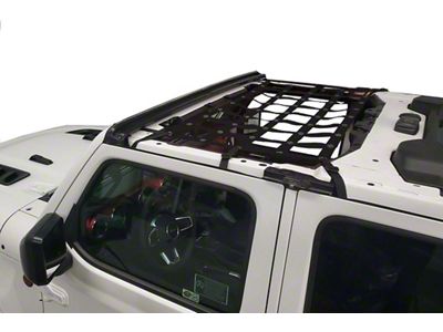 Dirty Dog 4x4 Front Seat Netting; Black (20-23 Jeep Gladiator JT)