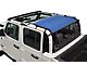 Dirty Dog 4x4 Rear Seat Sun Screen; Blue (20-23 Jeep Gladiator JT)