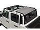 Dirty Dog 4x4 Rear Seat Sun Screen; Gray (20-23 Jeep Gladiator JT)