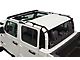 Dirty Dog 4x4 Rear Seat Sun Screen; White (20-23 Jeep Gladiator JT)