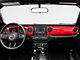 RedRock Dash Panel Overlay; Red (20-24 Jeep Gladiator JT)