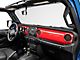 RedRock Dash Panel Overlay; Red (20-24 Jeep Gladiator JT)