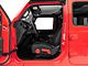 RedRock Driver Side Seat Height and Lumbar Adjustment Covers; Red (20-24 Jeep Gladiator JT)
