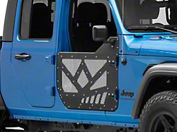 DV8 Offroad Half Doors with Aluminum Mesh; Front (20-23 Jeep Gladiator JT)