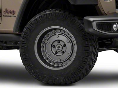 Mammoth Militant Charcoal Wheel; 17x9.5 (20-23 Jeep Gladiator JT)
