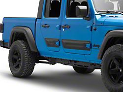 Air Design Door Rocker Panels; Satin Black (20-26 Jeep Gladiator JT)