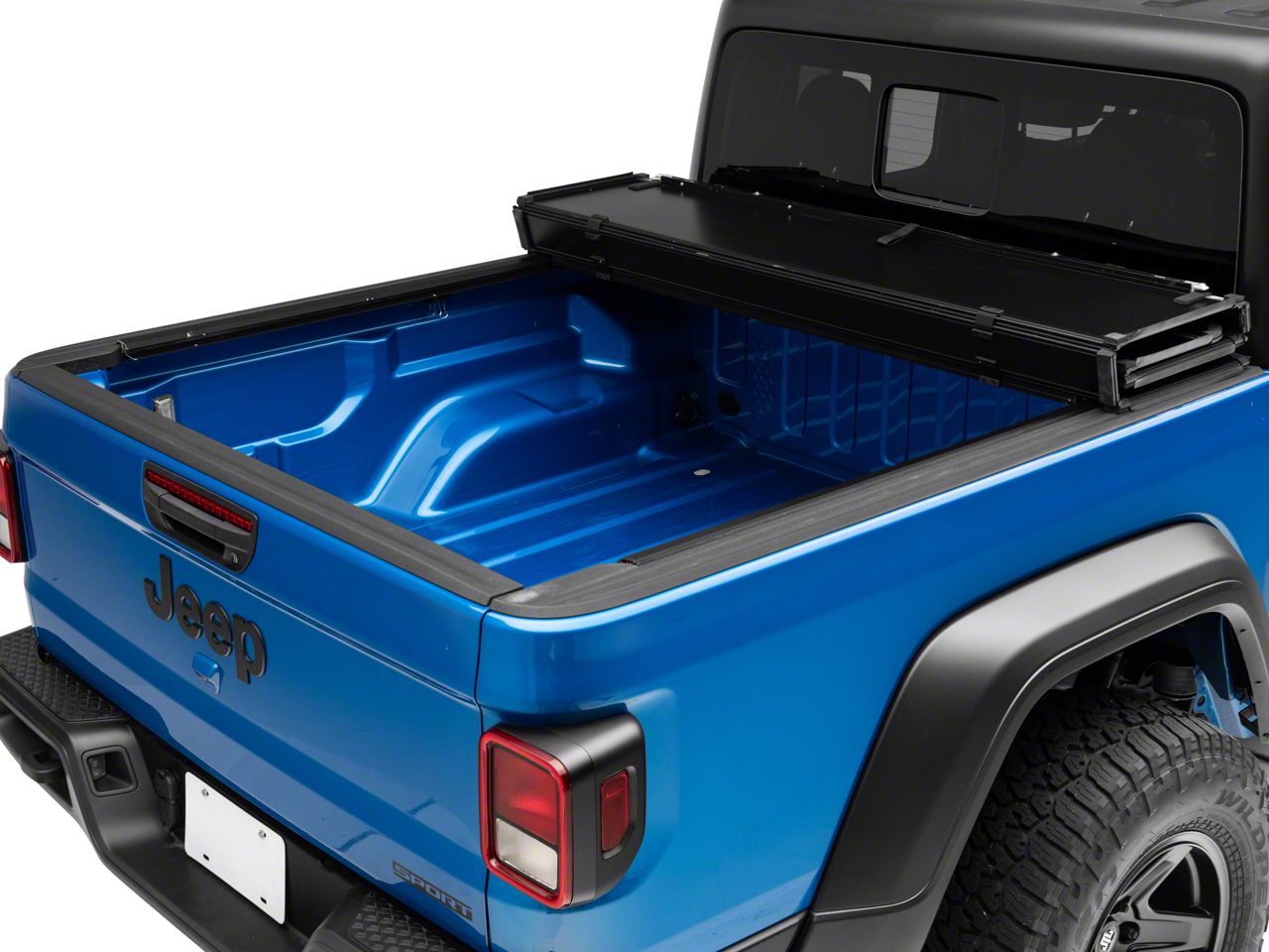 Proven Ground Jeep Gladiator Aluminum Quad-Fold Hard Tonneau Cover ...