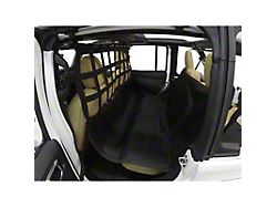 Dirty Dog 4x4 Pet Divider with Hammock and Door Protectors; Black (20-23 Jeep Gladiator JT)