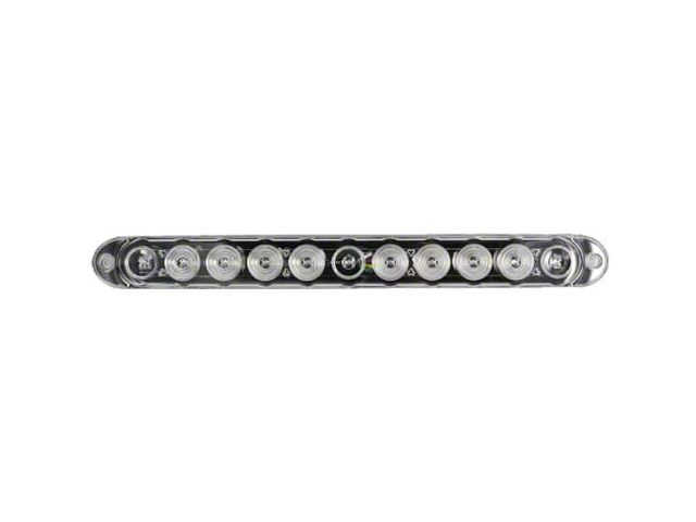 15-Inch Mini LED Tailgate Bar with Reverse Light; Clear (Universal; Some Adaptation May Be Required)