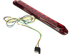 15-Inch Mini LED Tailgate Bar; Red (Universal; Some Adaptation May Be Required)