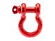 Supreme Suspensions 3/4-Inch D-Ring Shackle Kit; Red