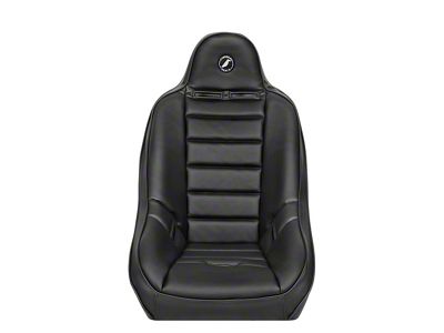 Corbeau Baja Ultra Suspension Seat; Black Vinyl (Universal; Some Adaptation May Be Required)