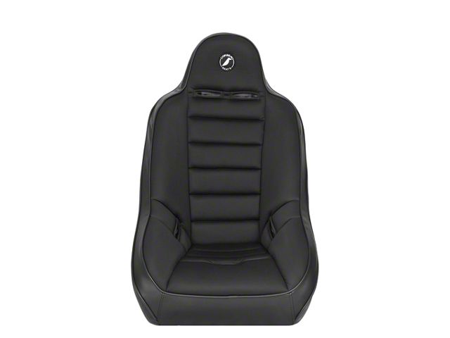 Corbeau Baja Ultra Suspension Seat; Black Vinyl/Cloth (Universal; Some Adaptation May Be Required)