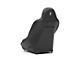 Corbeau Baja Ultra Suspension Seat; Black Vinyl/Cloth (Universal; Some Adaptation May Be Required)
