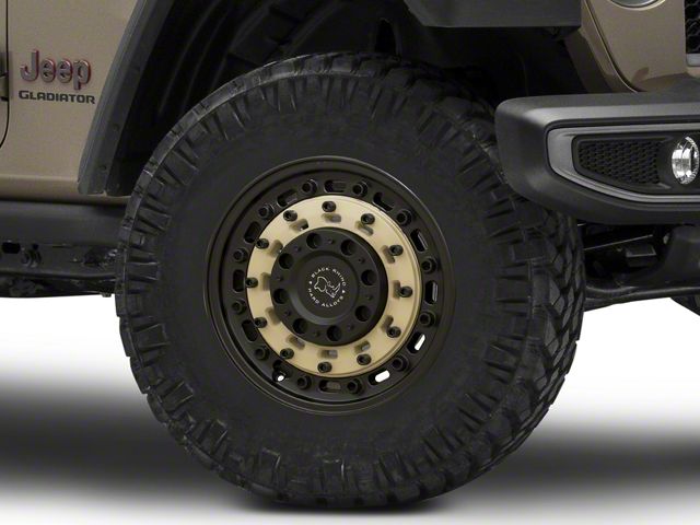 Black Rhino Arsenal Sand On Black Wheel; 17x8 (20-24 Jeep Gladiator JT)