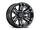 Black Rhino Asagai Matte Black with Stainless Bolts Wheel; 17x8.5 (20-22 Jeep Gladiator JT)