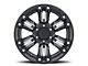 Black Rhino Asagai Matte Black with Stainless Bolts Wheel; 17x8.5 (07-18 Jeep Wrangler JK)