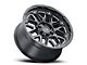 Black Rhino Hollister Gloss Black with Milled Spokes Wheel; 17x9.5 (05-10 Jeep Grand Cherokee WK, Excluding SRT8)