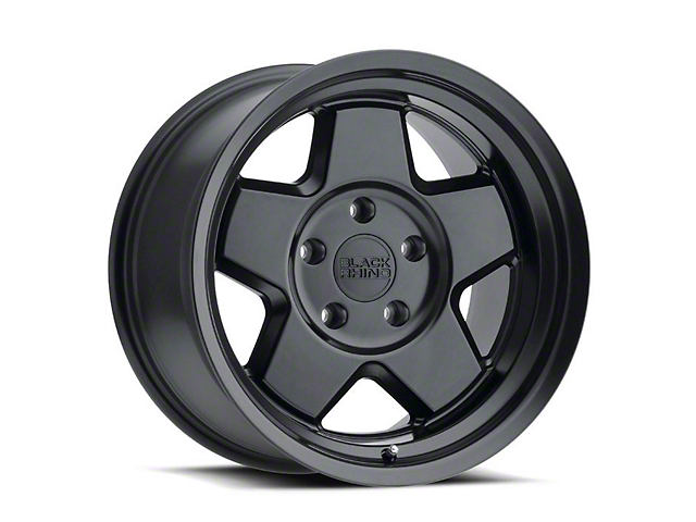 Black Rhino Realm Semi Gloss Black Wheel; 17x9.5 (18-22 Jeep Wrangler JL)