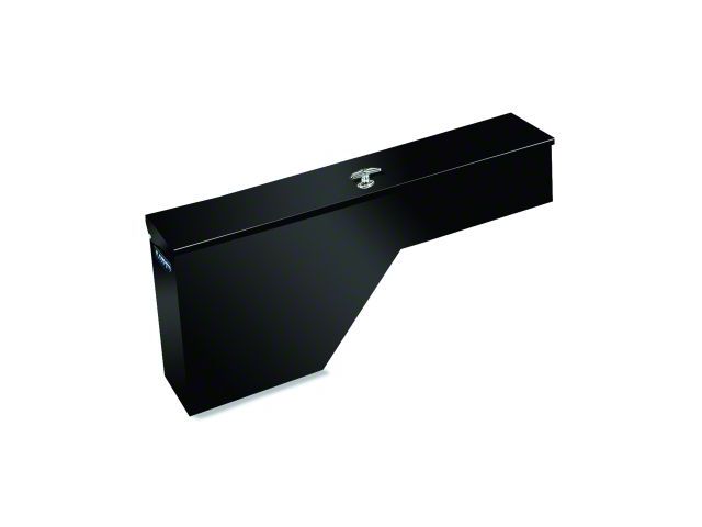 48-Inch Steel Fender Well Mount Tool Box; Black (Universal; Some Adaptation May Be Required)