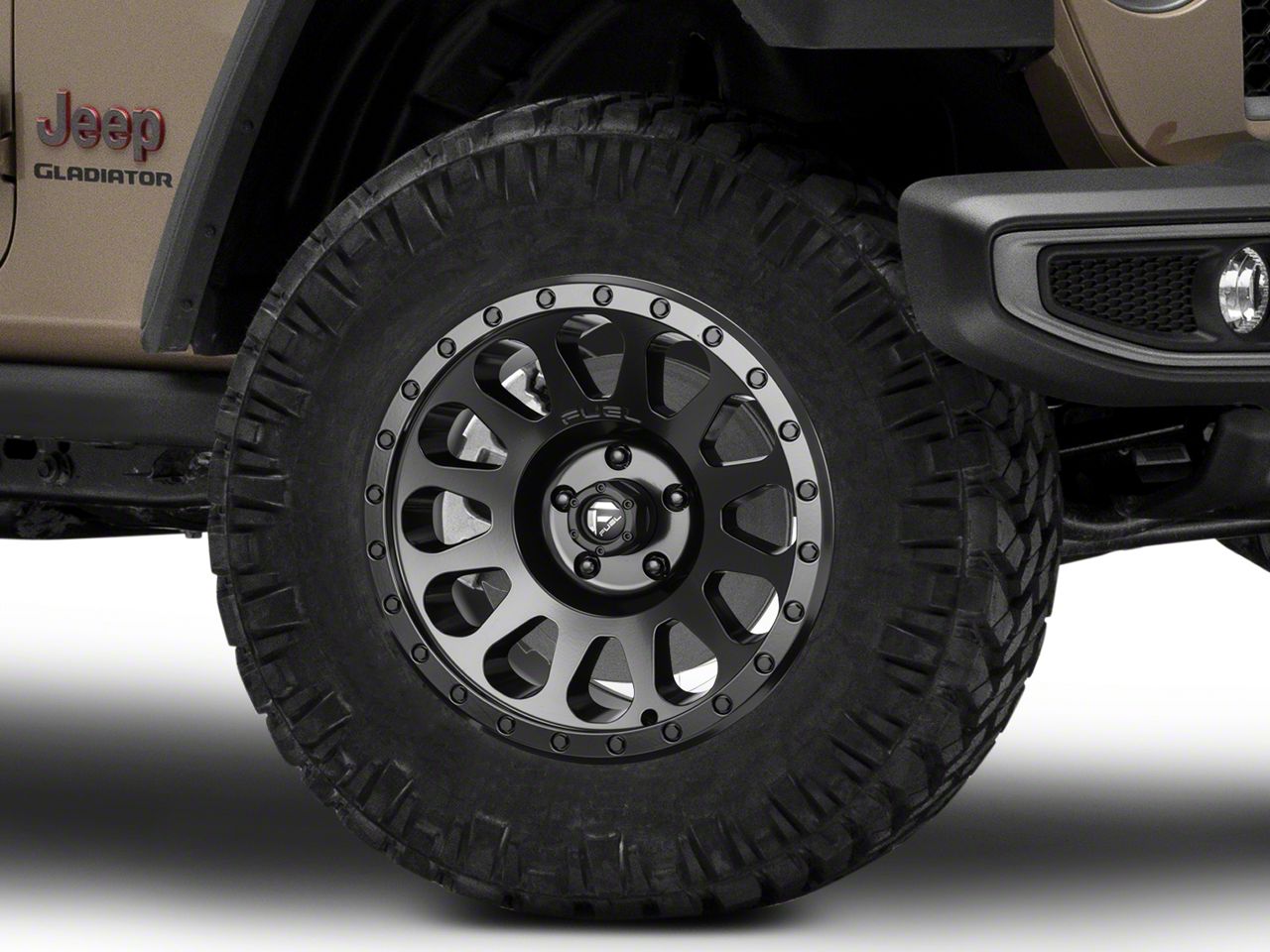 Fuel Wheels Jeep Gladiator Vector Matte Black Wheel; 18x9 D57918907350