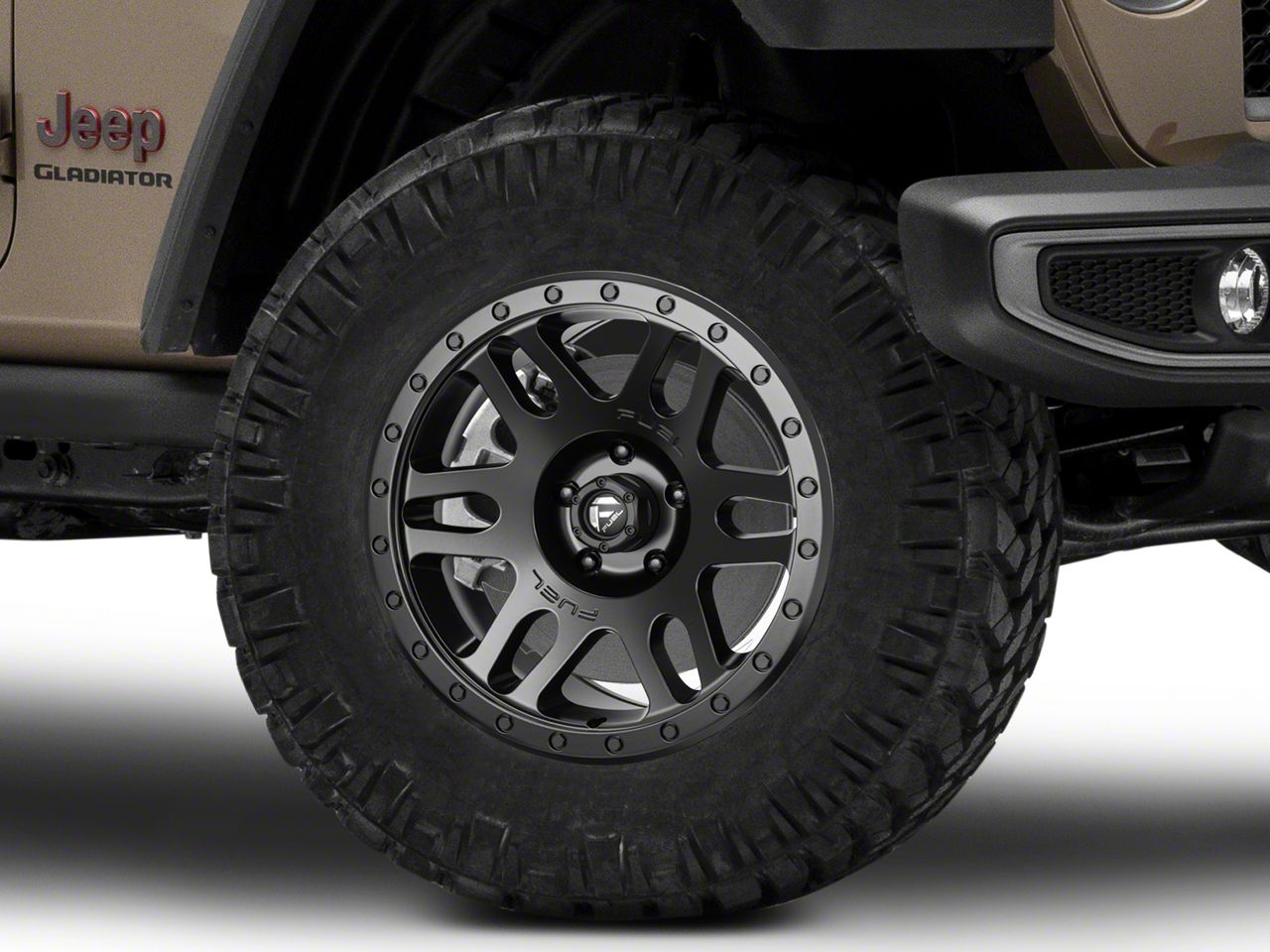 Fuel Wheels Jeep Gladiator Recoil Matte Black Wheel; 18x9 D58418907350 ...