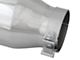 AFE MACH Force-XP 304 Stainless Steel Exhaust Tip; 6-Inch; Polished; Passenger Side (Fits 4-Inch Tailpipe)