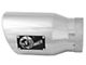 AFE MACH Force-XP 304 Stainless Steel Exhaust Tip; 7-Inch; Polished; Driver Side (Fits 5-Inch Tailpipe)