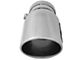 AFE MACH Force-XP 304 Stainless Steel Exhaust Tip; 7-Inch; Polished; Driver Side (Fits 5-Inch Tailpipe)