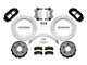 Wilwood Forged Narrow Superlite 4R Rear Big Brake Kit with 14-Inch Slotted Rotors for OE Parking Brake; Black Calipers (20-24 Jeep Gladiator JT)