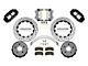 Wilwood Forged Narrow Superlite 4R Rear Big Brake Kit with 14-Inch Drilled and Slotted Rotors for OE Parking Brake; Black Calipers (20-24 Jeep Gladiator JT)