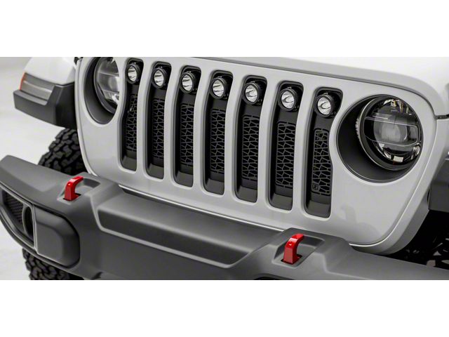 T-REX Grilles Grille Insert with LED Lights; Black (20-23 Jeep Gladiator JT w/o TrailCam, Excluding Sport & Mojave)